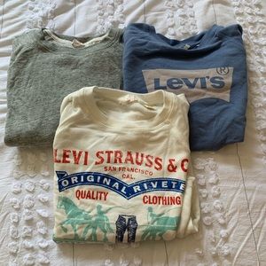 Three Levi pullovers